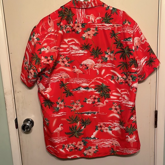 Red Hawaiian Shirt - Picture 2 of 3